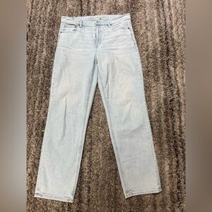 American Eagle Outfitters Light Wash Straight Leg Jeans